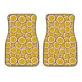 Passion Fruits Slice Pattern Front Car Mats