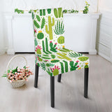Cactus Pattern Dining Chair Slipcover