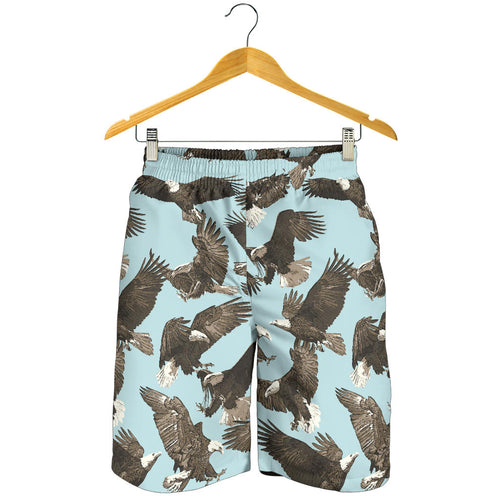 Eagle Pattern Print Design 01 Men Shorts