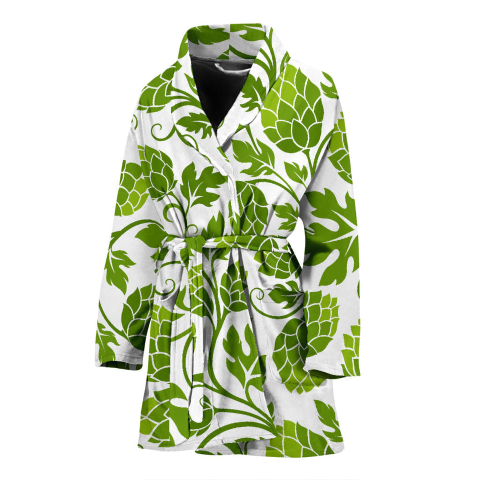 Hop Design Pattern Women'S Bathrobe
