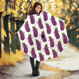 Eggplant Pattern Print Design 01 Umbrella