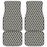 Coffee Bean Abstract Modern Pattern Front And Back Car Mats