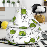 Sketch Funny Frog Pattern Bean Bag Cover