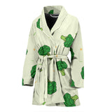 Broccoli Pattern Women'S Bathrobe