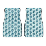 Swordfish Pattern Print Design 05 Front Car Mats