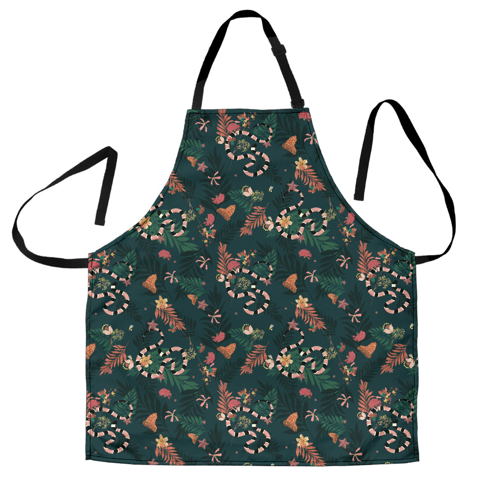 Snake Forest Pattern Adjustable Apron