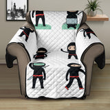 Cute ninja katana sword pattern Recliner Cover Protector