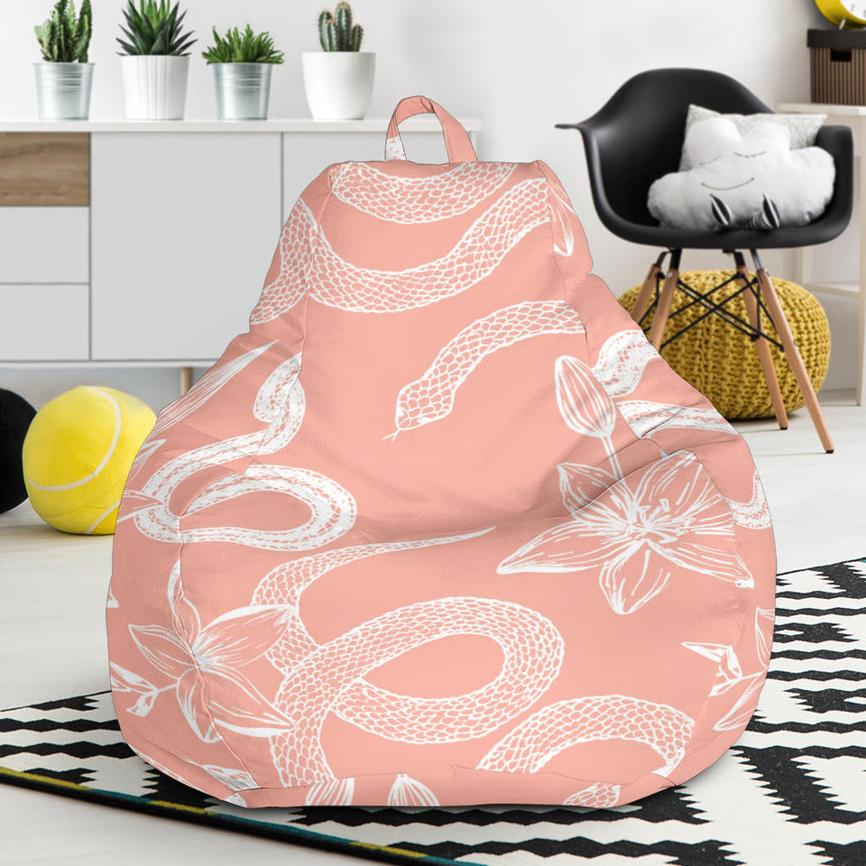 Snake Lilies Flower Pattern Bean Bag Cover
