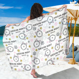 Siberian Husky Design Pattern Sarong