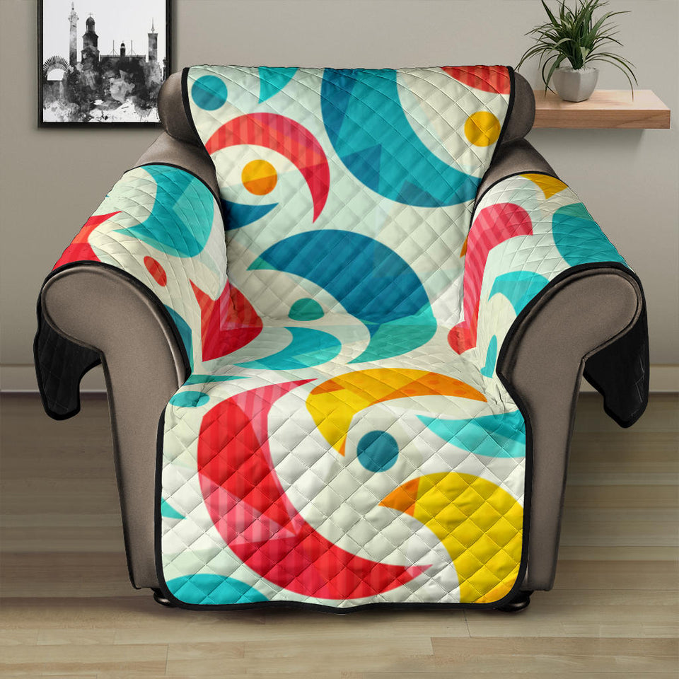 Colorful moon pattern Recliner Cover Protector