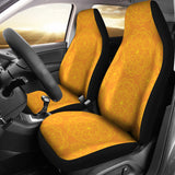 Orange Traditional Indian Element Pattern Universal Fit Car Seat Covers