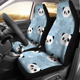 Cute Panda Pattern Universal Fit Car Seat Covers