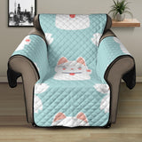 Maneki Neko Lucky Cat sakura Recliner Cover Protector