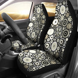 Gear Pattern Print Design 02 Universal Fit Car Seat Covers