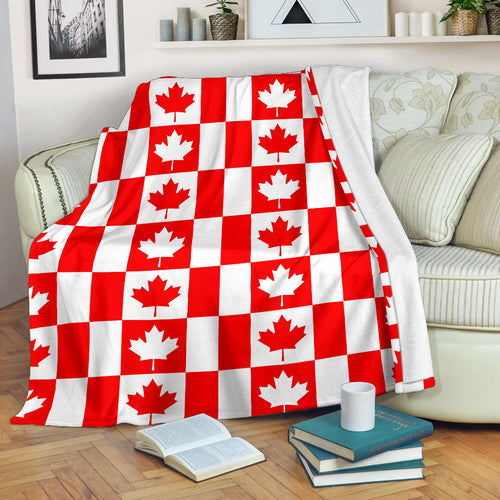Canada Pattern Print Design 05 Premium Blanket