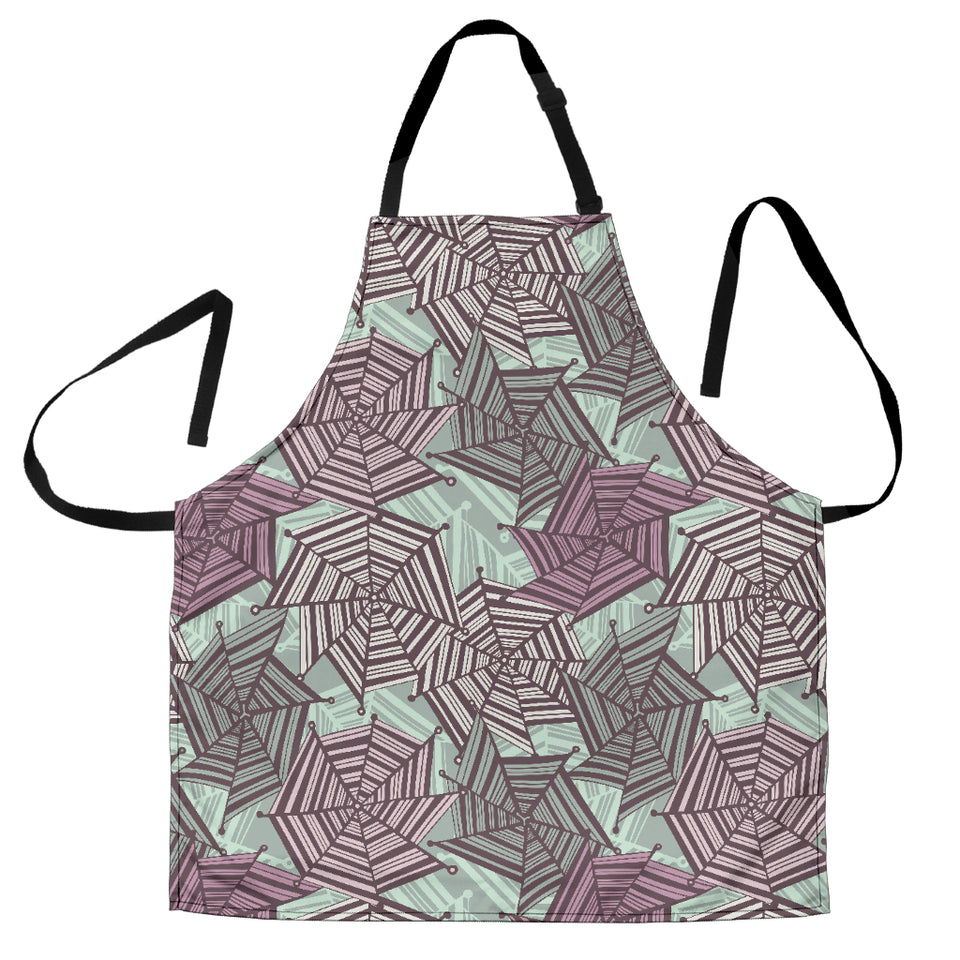 Spider Web Cobweb Design Color Pattern Adjustable Apron