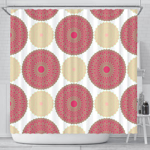 Circle Indian Pattern Shower Curtain Fulfilled In US