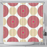 Circle Indian Pattern Shower Curtain Fulfilled In US