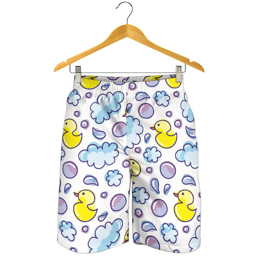Duck Toy Pattern Print Design 01 Men Shorts