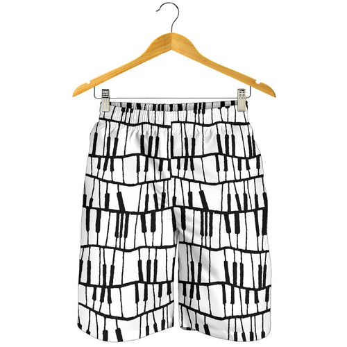 Piano Pattern Print Design 03 Men Shorts
