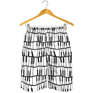Piano Pattern Print Design 03 Men Shorts