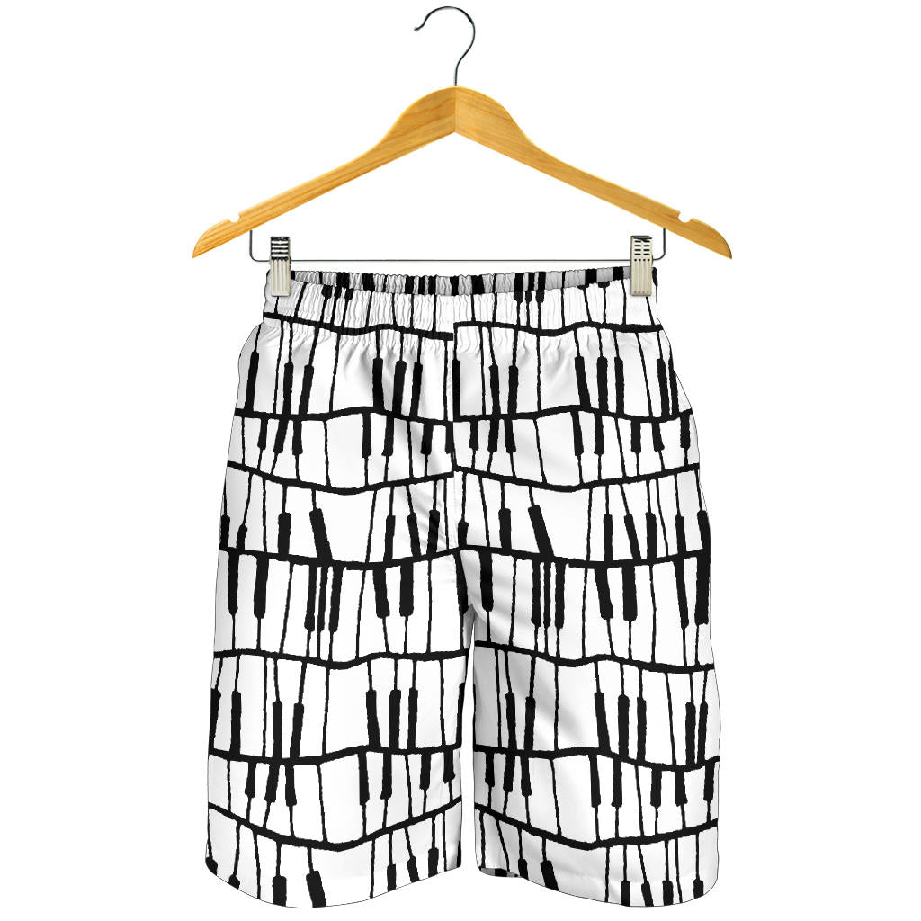 Piano Pattern Print Design 03 Men Shorts