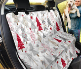 Cute Christmas Tree Pattern Dog Car Seat Covers