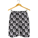 Music Notes Pattern Print Design 01 Men Shorts