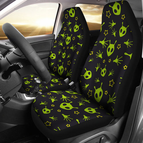 Alien Pattern Print Design 02 Universal Fit Car Seat Covers