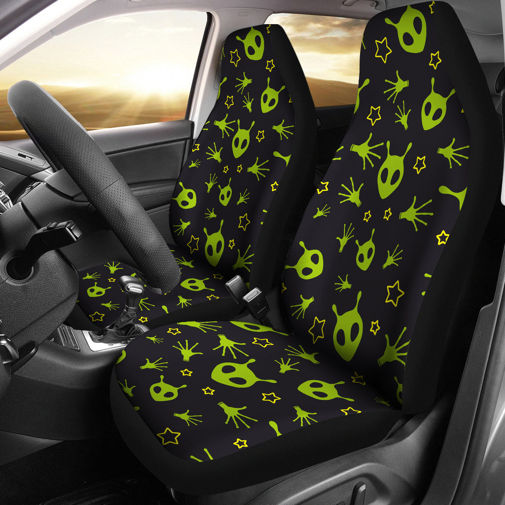 Alien Pattern Print Design 02 Universal Fit Car Seat Covers