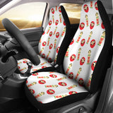 Daruma Japanese Wooden Doll Universal Fit Car Seat Covers