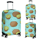 Kiwi Blue Background Luggage Covers