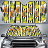 Papaya Design Pattern Car Sun Shade