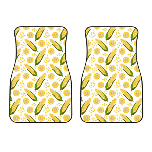 Corn Pattern Print Design 05 Front Car Mats
