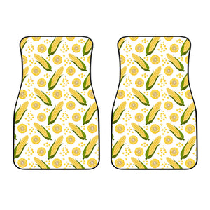Corn Pattern Print Design 05 Front Car Mats