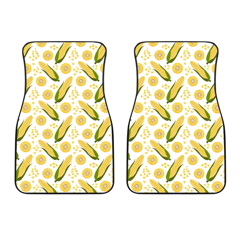 Corn Pattern Print Design 05 Front Car Mats