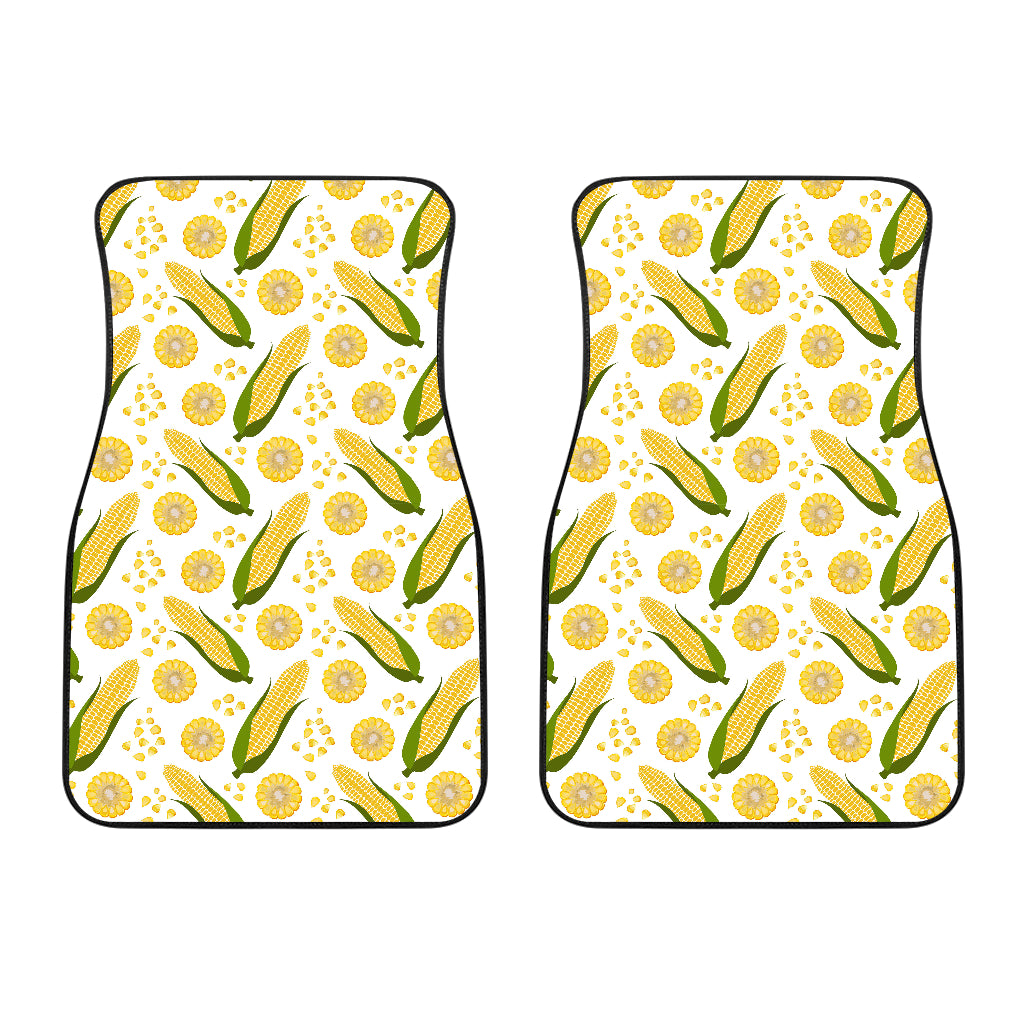 Corn Pattern Print Design 05 Front Car Mats