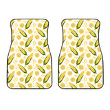 Corn Pattern Print Design 05 Front Car Mats