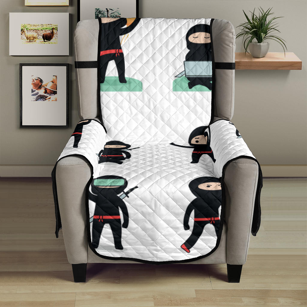 Cute ninja katana sword pattern Chair Cover Protector