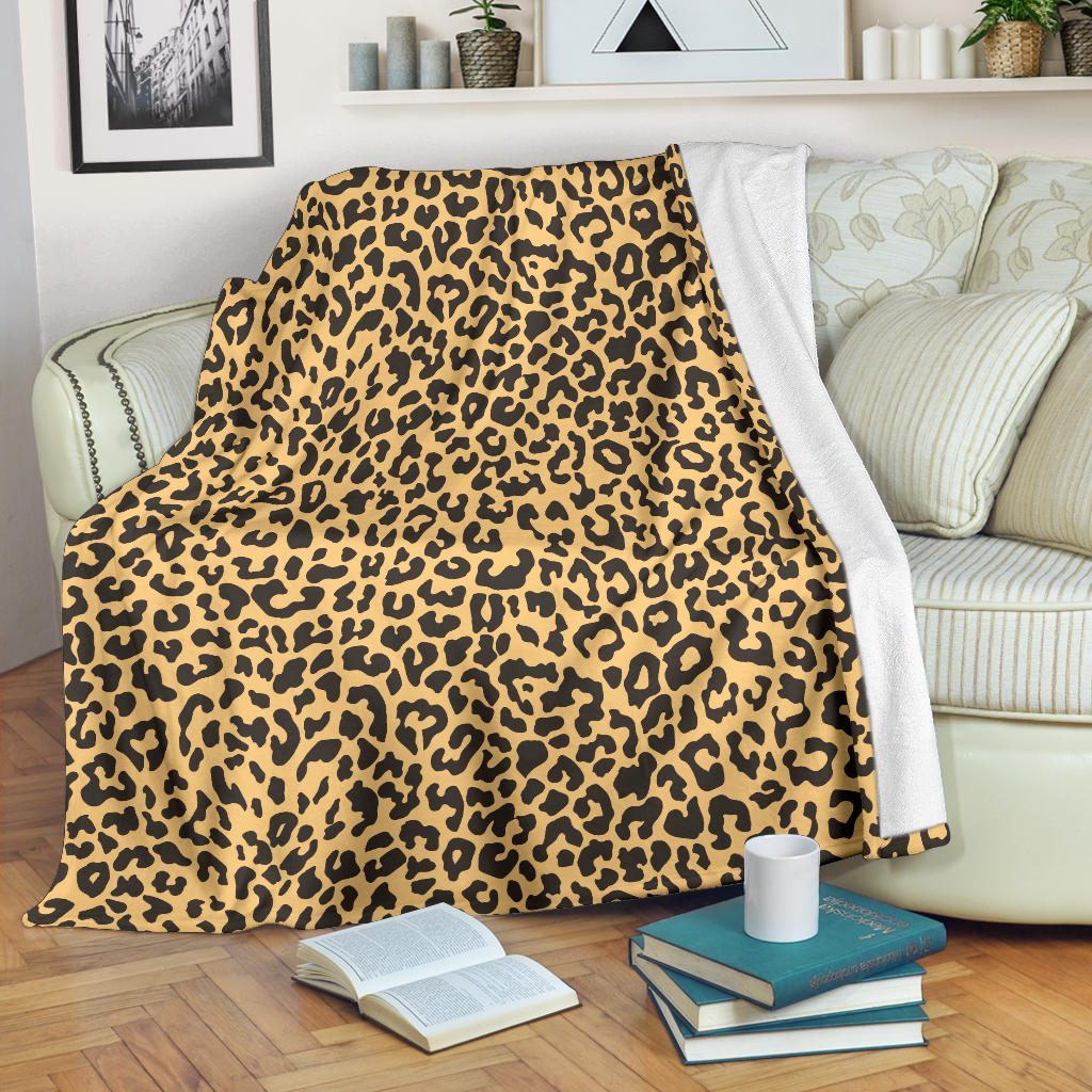 Leopard Skin Print Premium Blanket