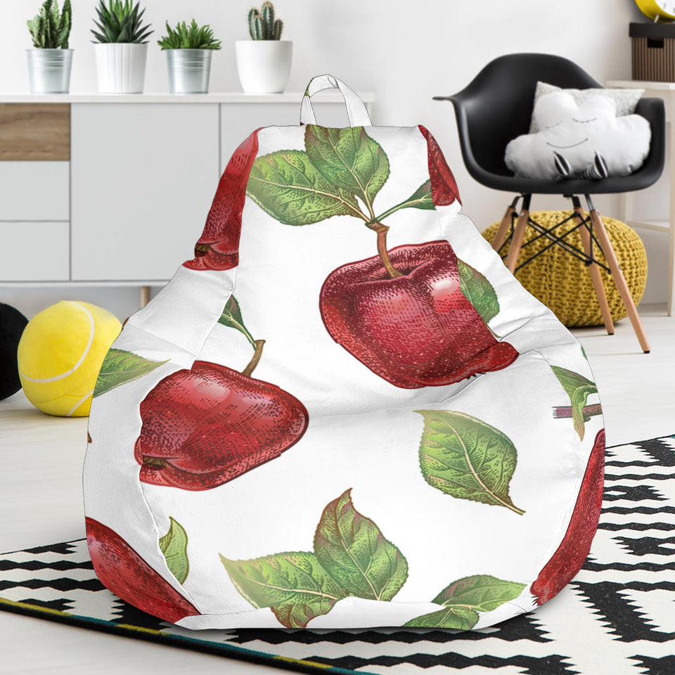 Red Apples Pattern Bean Bag Cover