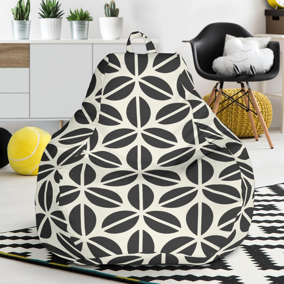 Coffee Bean Abstract Modern Pattern Bean Bag Cover