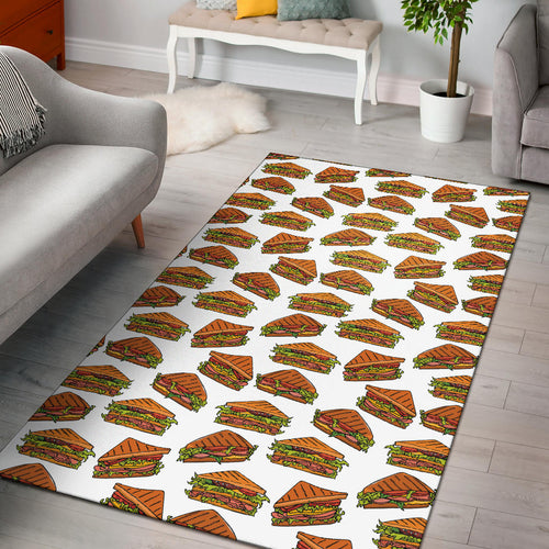 Sandwich Pattern Print Design 02 Area Rug