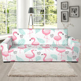 Cute Flamingo Pattern Sofa Slipcover
