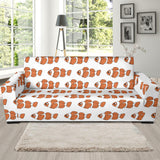 Clown Fish Pattern Print Design 05 Sofa Slipcover