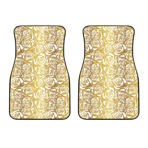 Rose Pattern Print Design 05 Front Car Mats