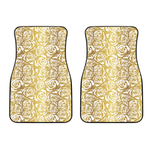 Rose Pattern Print Design 05 Front Car Mats