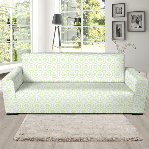 Cucumber Pattern Background Sofa Slipcover
