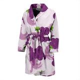 Cute Grape Pattern Men'S Bathrobe