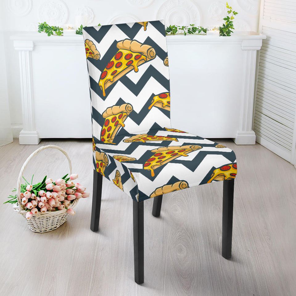 Pizza Design Pattern Dining Chair Slipcover